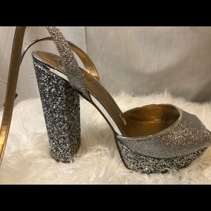 Badgley Mischka Jewel Platform Sandals